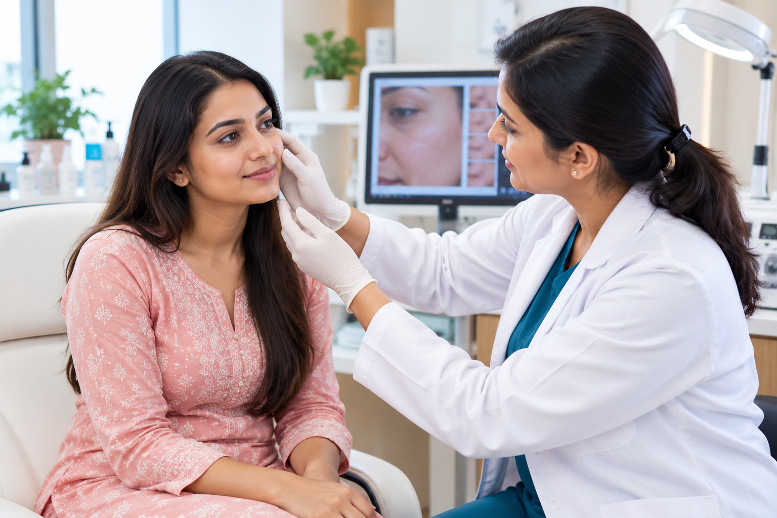Skin care consultation